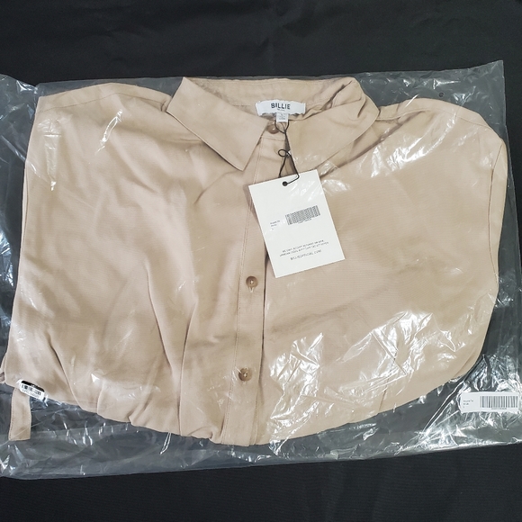 Billie the Label - Khaki Women's Imogene Crop Top - Picture 3 of 3